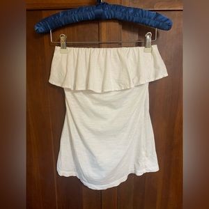 Lilly Pulitzer White Strapless Top